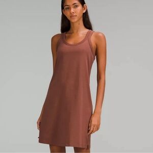 LULULEMON Classic-Fit Cotton-Blend scoop dress